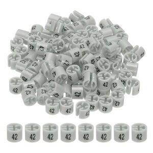 PATIKIL 100 mnK[}[J[ ԍ42 ^O 3 mmbhɃtBbg ߗރTCY^O nK[Nbv ی^J[R[hx ߗރnK[p O[