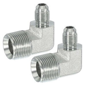 PATIKIL 90�x�p�C�v�A�_�v�^�[ 2��9/16"�I�X37°�t���AJIC x 3/4"BS PT�I�X�R�l�N�^�J�[�{���X�`�[���G���{�t�B�b�e�B���O ��C������イ�����R�����I�C���p �V���o�[