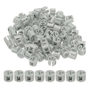 PATIKIL 100 mnK[}[J[ ԍ34^O 3 mmbhɃtBbg ߗރTCY^O nK[Nbv ی^J[R[hx ߗރnK[p O[