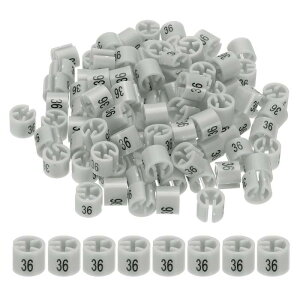 PATIKIL 100 mnK[}[J[ ԍ36^O 3 mmbhɃtBbg ߗރTCY^O nK[Nbv ی^J[R[hx ߗރnK[p O[