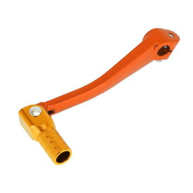 Hihaha ボスアー125用折りたたみ式オートバイギアシフトレバー アルミ合金ペダルシフトレバーアーム オレンジゴールドトーン