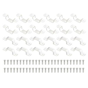 PATIKIL LED�X�g���b�v�����v�N���b�v 100�� ���t���u ���P�b�g �\�t�g�Œ�N���b�v �N�����v�z���_�[ �l�W�t�� ��17 mm 3528/5050 �l�I��R gB���C�g�P�[�u�����{���p ����
