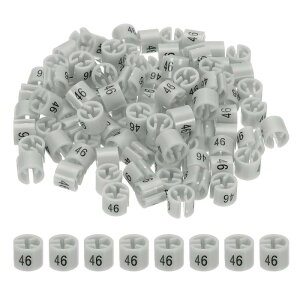 PATIKIL 100 mnK[}[J[ ԍ46^O 3 mmbhɃtBbg ߗރTCY^O nK[Nbv ی^J[R[hx ߗރnK[p O[