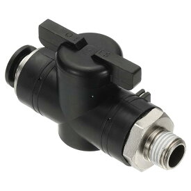PATIKIL 空気圧ボールバルブ 3/8" OD x 1/4" PT 雄ネジ 押し込み接続継手ボールバルブ 空気りゅうりょう制御バルブ ホース継手 圧縮油圧用ストレートクイックコネクトユニオン