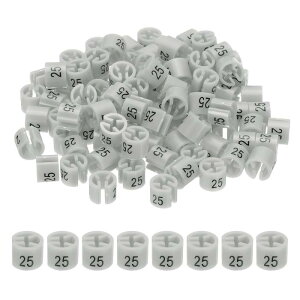 PATIKIL 100 mnK[}[J[ ԍ25 ^O 3 mmbhɃtBbg ߗރTCY^O nK[Nbv ی^J[R[hx ߗރnK[p O[