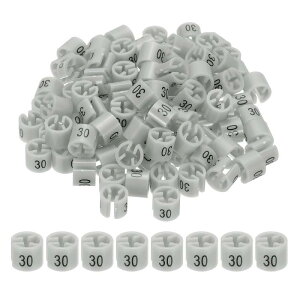 PATIKIL 100 mnK[}[J[ ԍ30^O 3 mmbhɃtBbg ߗރTCY^O nK[Nbv ی^J[R[hx ߗރnK[p O[