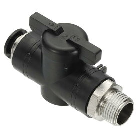 PATIKIL 空気圧ボールバルブ 3/8" OD x 3/8" PT 雄ねじ 押し込み接続継手 ボールバルブ 空気りゅうりょう制御バルブ ホース継手 圧縮油圧用ストレートクイックコネクトユニオン