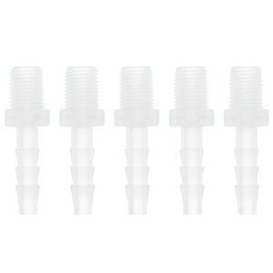 HOPESPANNER �v���X�`�b�N�z�[�X�o�[�u�t�B�b�e�B���O3/16"�z�[�XID G1/8���X�o�[�u�z�[�X�R�l�N�^PP 5��