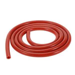 HOPESPANNER 4Ft 1/4" 6mm ID 2mm ThickNe-ss Silicone Vacuum TUB-Ing Hose High Tem-perature au-tomOt-ive Vacuum Line 1 Pcs