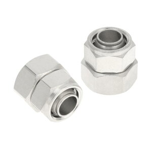 INFINAUTO �v�b�V���E�g�D�E�R�l�N�g�E�G�A�E�t�B�b�e�B���O 5/8" �t�B�[���[�� �X���b�h �G�A���C�� �N�C�b�N�R�l�N�^ �j�b�P�����b�L�� 1/2"BSP-T 2�� �V���o�[�g�[��