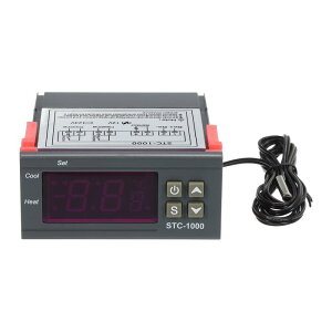 uxcell 2pbN STC-1000 10A DC 12V fW^ LED xRg[[ T[X^bg ①  _p pXCb`