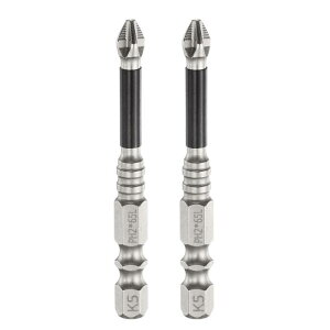 uxcell 2̃vX˂񂵃rbgPH2̋t[1/4"ZpVN2.6C`i65mmjCpNgChNX˂hCo[YƗpp[hrbgt@Xi[XN[O