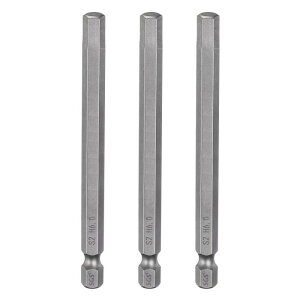 uxcell 3�� H6.0 �w�b�N�X�w�b�h �h�����r�b�g �����` 6mm ���g���b�N �t���b�g �`�b�v 1/4 �w�b�N�X �V�����N 100mm (4) �����C�Z�p�X�N�����[�h���C�o�[�\�P�b�g�H�Ɨp�h���C�o�[�p���[�r�b�g
