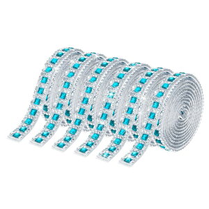 uxcell 6���[�� �Z���t�ڒ���?���{�� 1���[�h ������?�X�g���b�v 0.8cm�� �K���X�u�����e�[�v ����DIY�N���t�g �p�[�e�B�[�����p ���C�N�u���[