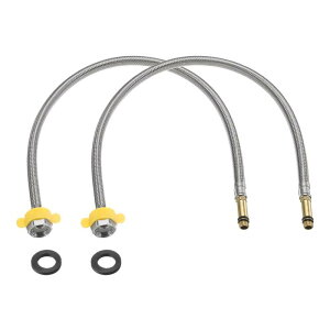 uxcell 24C`֌CRlN^ XeXX`[ґgO֌RlN^ G1/2 XklW x M10 IXRlN^ Lb`VN oX[p (Vo[) 2