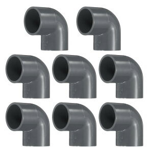 uxcell 8 90xG{[pCvp 1" 2EFC PVCƋO[hR[i[RlN^[ AOG{[TChAEgbg ǔzǔrǐrhK[fAO[