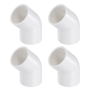 uxcell 4 45xG{[pCvp 1" 2EFC PVCƋO[hR[i[RlN^[ AOG{[TChAEgbg ǔzǔrǐrhK[fAzCg