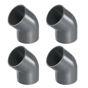 uxcell 4 45xG{[pCvp 2" 2EFC PVCƋO[hR[i[RlN^[ AOG{[TChAEgbg ǔzǔrǐrhK[fAO[