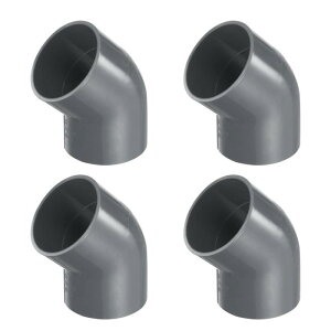 uxcell 4 45xG{[pCvp 2 1/2" 2EFC PVCƋO[hR[i[RlN^[ AOG{[TChAEgbg ǔrǐrhK[fAO[