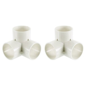 uxcell 1-1/2" PVCtBbeBOA23EFCG{[RlN^[G{[PVCƋtBbeBOR[i[tBbeBOpPVCƋDIYVFtegڑAzCg