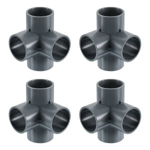 uxcell 1-1/4" PVCtBbeBOA44EFCG{[RlN^[G{[PVCƋtBbeBOR[i[tBbeBOpPVCƋDIYVFtegڑAO[