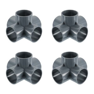 uxcell 1-1/2" PVCtBbeBOA45EFCG{[RlN^[G{[PVCƋtBbeBOR[i[tBbeBOpPVCƋDIYVFtegڑAO[