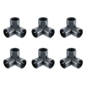 uxcell 1" PVCtBbeBOA63EFCG{[RlN^[G{[PVCƋtBbeBOR[i[tBbeBOpPVCƋDIYVFtegڑAO[