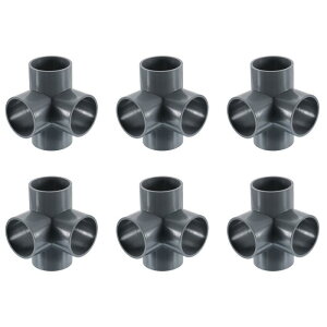 uxcell 1-1/2" PVCtBbeBOA64EFCG{[RlN^[G{[PVCƋtBbeBOR[i[tBbeBOpPVCƋDIYVFtegڑAO[