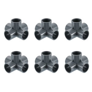 uxcell 1" PVCtBbeBOA65EFCG{[RlN^[G{[PVCƋtBbeBOR[i[tBbeBOpPVCƋDIYVFtegڑAO[