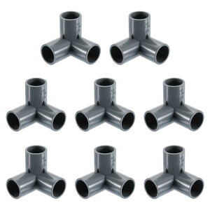 uxcell 1/2" PVCtBbeBOA83EFCG{[RlN^[G{[PVCƋtBbeBOR[i[tBbeBOpPVCƋDIYVFtegڑAO[