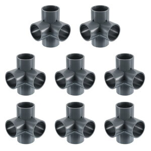 uxcell 1-1/4" PVCtBbeBOA84EFCG{[RlN^[G{[PVCƋtBbeBOR[i[tBbeBOpPVCƋDIYVFtegڑAO[