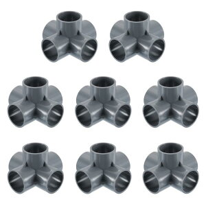 uxcell 1-1/4" PVCtBbeBOA85EFCG{[RlN^[G{[PVCƋtBbeBOR[i[tBbeBOpPVCƋDIYVFtegڑAO[