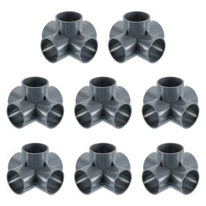 uxcell 1-1/2" PVCtBbeBOA85EFCG{[RlN^[G{[PVCƋtBbeBOR[i[tBbeBOpPVCƋDIYVFtegڑAO[