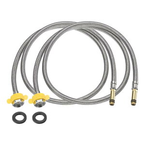 uxcell 2 47C` ֌pCRlN^ XeX|ґg֌RlN^ G1/2 XkXbh x M10 jRlN^ Lb`VN oX[p (Vo[)