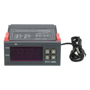 uxcell 2pbN STC-1000 10A AC 110-120V fW^ LED xRg[[ T[X^bg ①  _