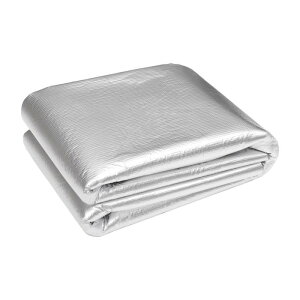 X AUTOHAUX 157mil 4mm 1.3sqft �J�[�T�E���h�f�b�h�i�[�}�b�g �A���~���q�[�g�V�[���h�f�� ���ȔS�� �t�[�h �{�[�g �G���W���J�o�[�p 15.75x11.81 �V���o�[�g�[��