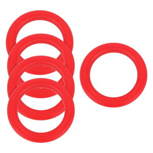 uxcell 5�� �V���R���r�[�Y�����O 65mm �ۂ��V���R���r�[�Y���[�v�o���N�t�H�[�J���r�[�Y 2�� ���t���V���R���y���_���g DIY�L�[�`�F�[�� �l�b�N���X �������[�h ����t���p ���C�g���b�h