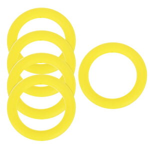 uxcell 5�� �V���R���r�[�Y�����O 65mm �ۂ��V���R���r�[�Y���[�v�o���N�t�H�[�J���r�[�Y 2�� ���t���V���R���y���_���g DIY�L�[�`�F�[�� �l�b�N���X �������[�h ���� �C�G���[