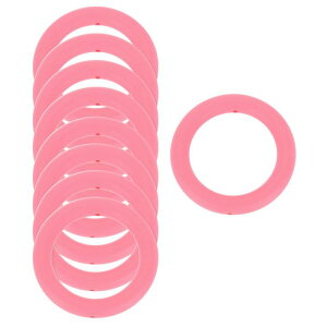 uxcell 9�� �V���R���r�[�Y�����O 65mm �ۂ��V���R���r�[�Y���[�v�o���N�t�H�[�J���r�[�Y 2�� ���t���V���R���y���_���g�t�� DIY�L�[�`�F�[�� �l�b�N���X �������[�h ����t���p �_�[�N�s���N