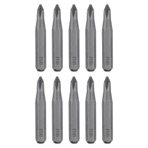 uxcell 10�� PH0 �v���X �X�N�����[�h���C�o�[�r�b�g 5/32 �w�b�N�X�V�����N 28mm/1.1 ���� ���C�N���X�w�b�h�w�b�N�X�r�b�g S2 �X�`�[�� �X�N�����[�h���C�o�[�r�b�g �C���p�N�g�d���h���C�o�[ �d