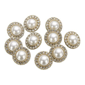 uxcell 10��24L�p�[���S�[ ���h���^���{�^��15mm 5/8"�ی^�����p�R�[�g�{�^���v���X�`�b�N�V�����N����DIY�{�^���D���ߗރZ�[�^�[�����N���t�g�A#8��