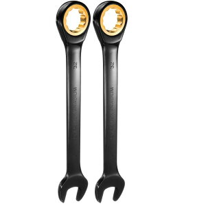 uxcell 2Pcs `Fbg` 32mm gbN I[vGh ` 72-eB[X CR-V X`[ 12 |C g jbPbL Rrl[V `Fbg` t@Xi[ ibg {g