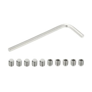 PATIKIL �i�C������[�O���u�X�N�����[M6x6mm 10��304�X�e�����X�|���g���b�N�Z�p�\�P�b�g�w�b�h�J�b�v�| �C���g�{���g�A���`�X���b�v�����Z�p�h���C�u�n�[�h�E�F�A L�L�[�t�������`
