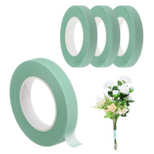 M METERXITY 4�{����̃t���[�����e�[�v 1/2" 30���[�h �t���[�����N���t�g�e�[�v �V�N�ȉ�/�ԑ��̌s�/�E�F�f�B���O�u�[�P/�R�T�[�W���p�̃t���[�����e�[�v [�^�[�R�C�Y]