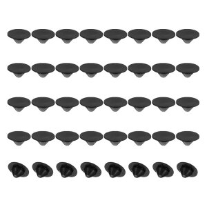 PATIKIL 10mm Diameter Silicone Round Snap�A40����A�^�C�v���b�N�Ƌ�p�z�[���v���O�{�^�����C�h�G�b�W�ی�J�o�[�A10-11mm�z�[���ɓK���A�V�[���o���N�w�b�h�V�����_�[�p�A��