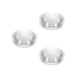 PATIKIL ���a52mm�t���b�g�R���x�b�N�X�����Y ����22mm�A�N����LED���w�ʃ����Y �t���b�V�����C�g �ԗp�o�C�N�w�b�h�����v �X�|�b�g���C�g�p �G�b�W�t�� ����