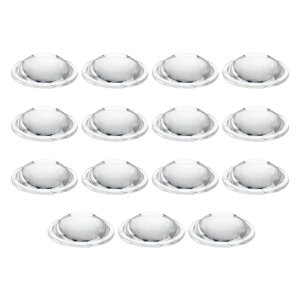 PATIKIL ���a32mm�t���b�g�ʃ����Y 15����10mm PMMA�A�N����LED���w�ʃ����Y �t���b�V�����C�g �ԗp�o�C�N�w�b�h�����v�X�|�b�g���C�g�p�G�b�W�t�� ����