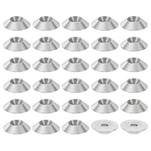 PATIKIL M3 �d�グ�J�E���^�[�V���N���b�V���[50�� 13 mm ���a 3 mm ���� �\���b�h 304 �X�e�����X�X�`�[�� CNC �J�b�v���b�V���[ �t���b�g�l�W�w�b�h�K�X�P�b�g ���ݗp�e�[�p�[