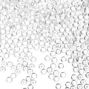 PATIKIL 1.1LB�t���b�g�}�[�u�� 7mm�i0.28�C���`�j�~�j�A�N�����W�F�� �ԕr�t�B���[�K���X�r�[�Y �����e�[�u���X�L���b�^�[�z�[���f�R���[�V����DIY�N���t�g �N���A