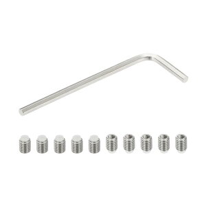 PATIKIL �i�C������[�O���u�X�N�����[M5x6mm 10��304�X�e�����X�|���g���b�N�Z�p�\�P�b�g�w�b�h�J�b�v�| �C���g�{���g�A���`�X���b�v�����Z�p�h���C�u�n�[�h�E�F�A L�L�[�t��